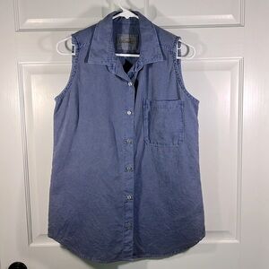 EXC Gramicci Sleeveless Top Shirt Women’s S Stonewashed Cotton Hiking Camping